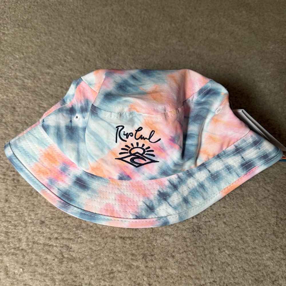 Rip Curl Surf Trip Blue Pastel Swirl Bucket Hat